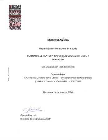 AMOR DESIG I GAUDI: SEMINARI ACCEP